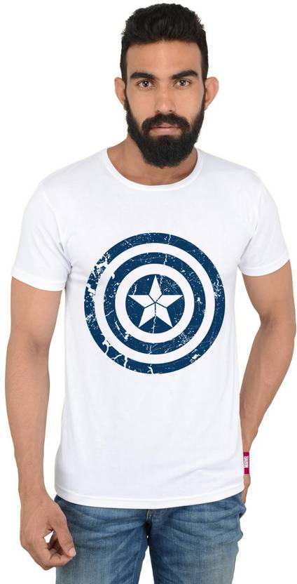 Marvel Printed Men's Round Neck Multicolor T-Shirt