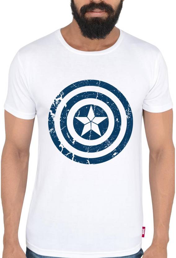 Marvel Printed Men's Round Neck Multicolor T-Shirt
