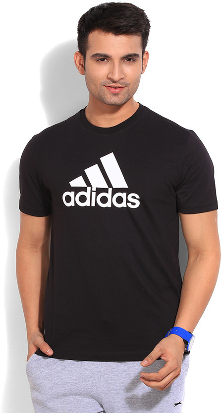 adidas black t shirt india