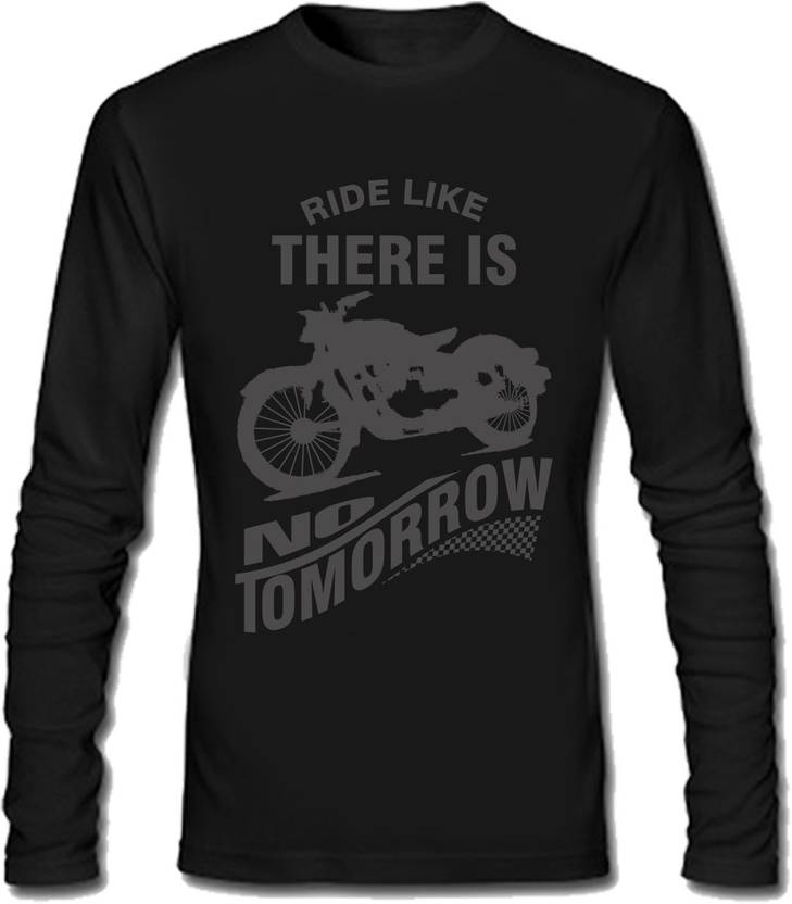 Sayitloud Printed Men's Round Neck Black T-Shirt