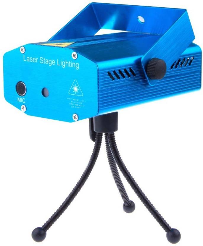 a to z traders multi pattern sound activated laser mini disco light projector stage lighting table lamp