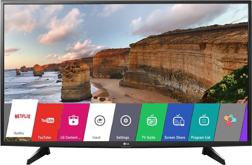 For 35999/-(37% Off) LG 108cm (43) Full HD Smart LED TV (43LH576T, 2 x HDMI, 1 x USB) at Flipkart