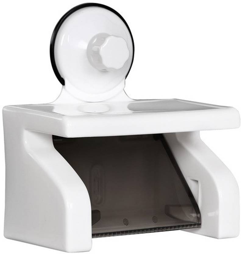 COSMOSGALAXY Waterproof Roll Plastic Toilet Paper Holder Price in India