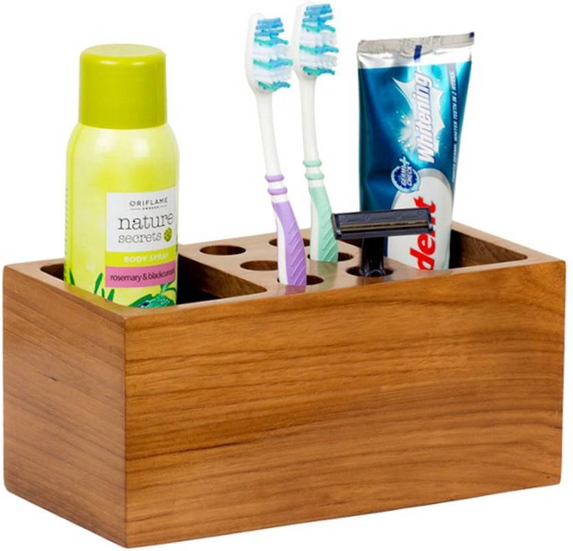 D Sign Lab Wooden Toothbrush Holder In India D Sign Lab Wooden Toothbrush Holder