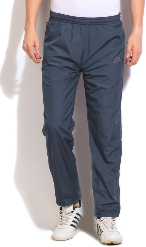 Kappa Solid Men Grey Track Pants - Buy 