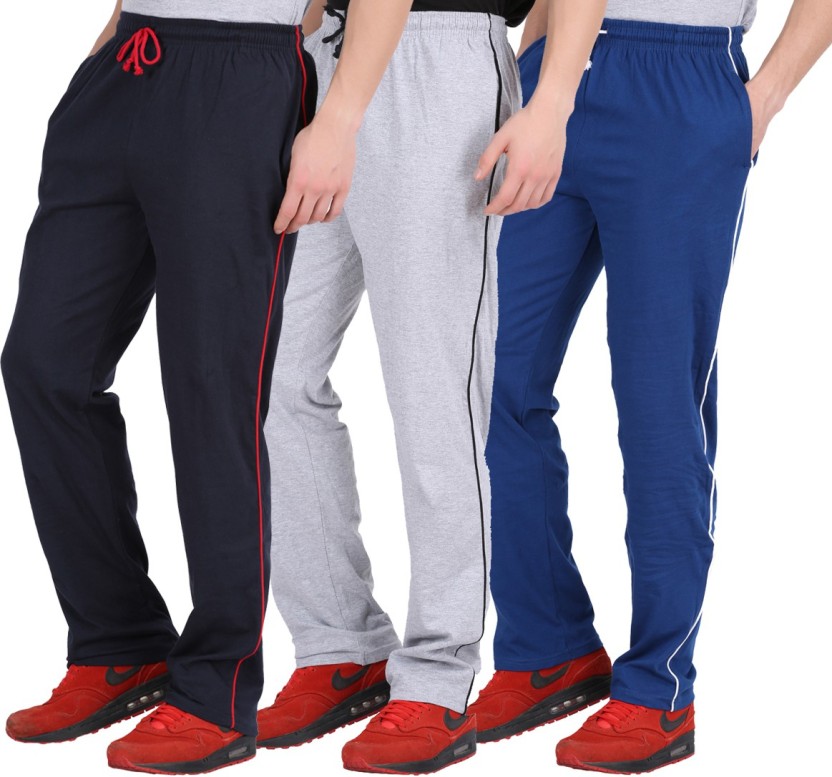 mens navy blue track pants