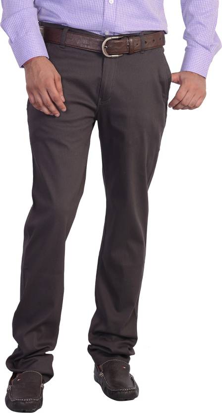 MILD KLEREN Slim Men Grey Trousers - Buy Grey MILD Slim Fit Men Grey Trousers Online Best Prices in India |