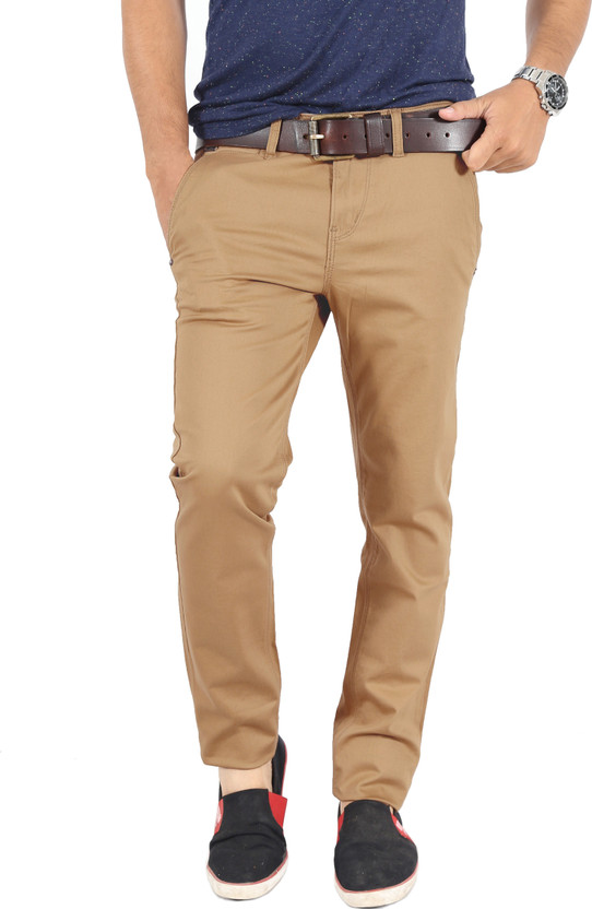 Buy Khaki UBER URBAN Regular Fit Men 