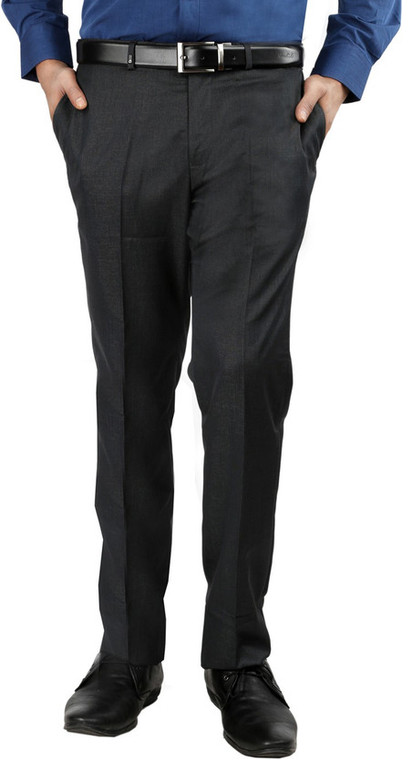 OXEMBERG Slim Fit Men Blue Trousers 