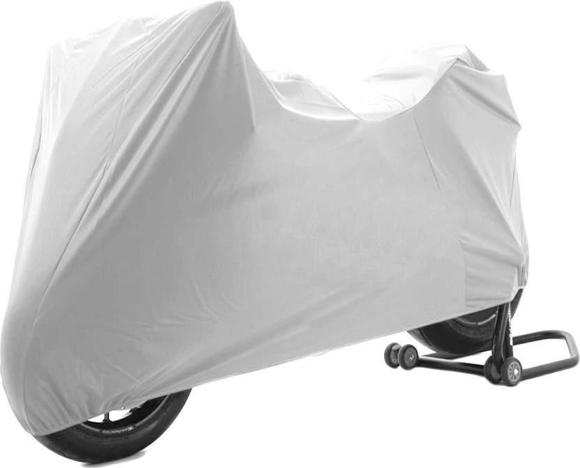 Time Two Wheeler Cover for Honda(CB, Silver)