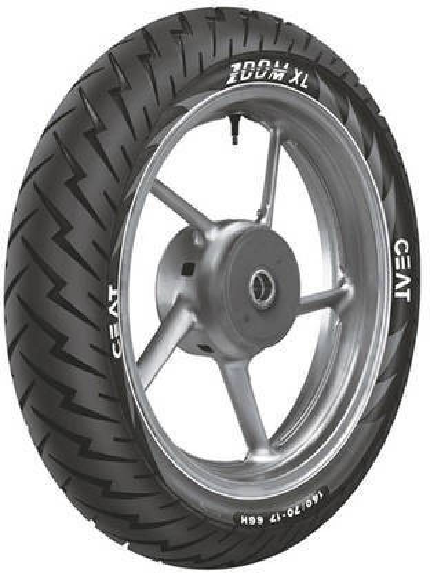 Ceat Zoom Xl 80100 17 Front And Rear Two Wheeler Tyre Price In India
