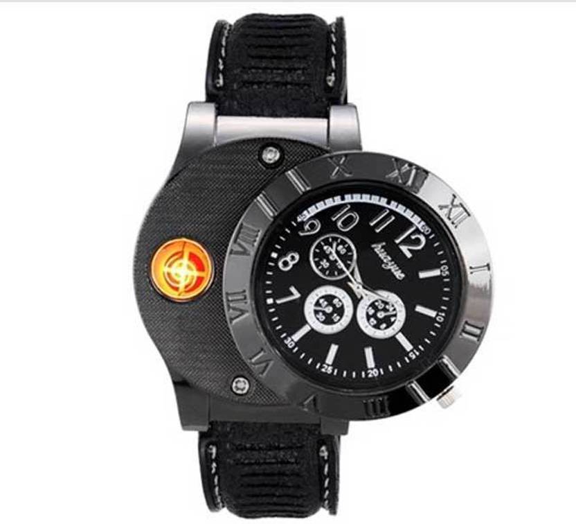Pia International RECHARGEABLE BLACK DIAL FIRST QUALITY 212 Cigarette Lighter Black