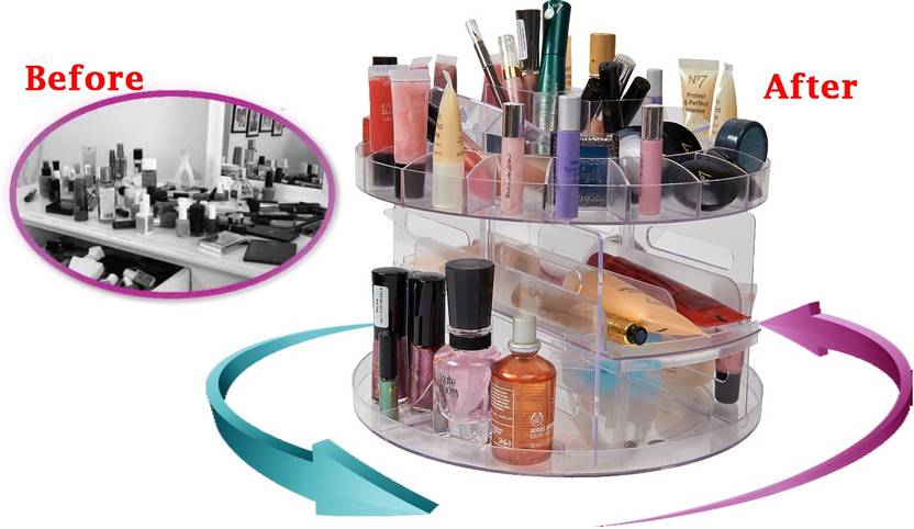 Evana Cosmetic Makeup Organizer Multi Purpose Makeup Vanity Box