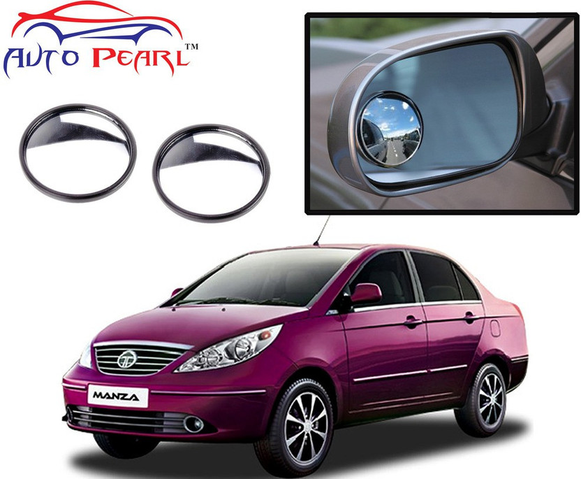 Car Exterior Mirror Blind Spot Mirrors Flat Wide Angle Hood Rear View Mirror