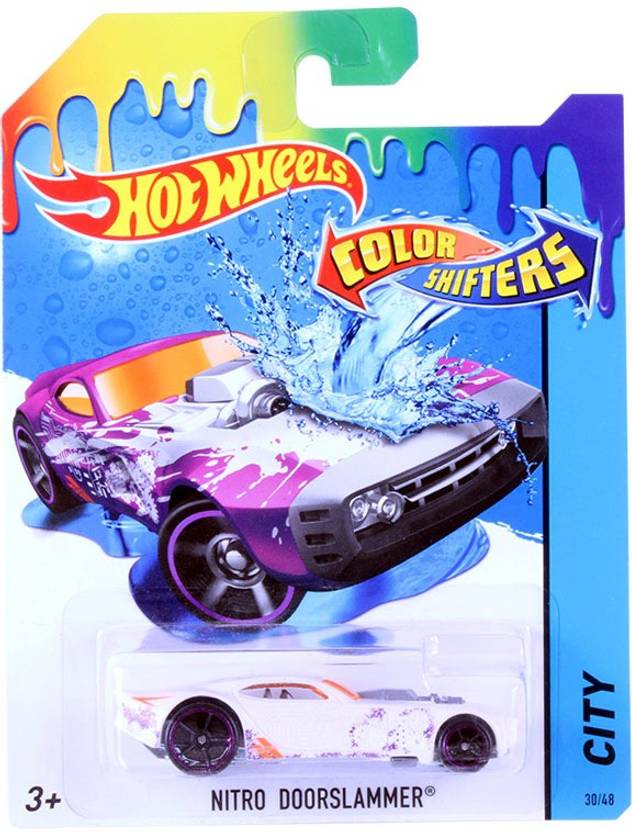 HOT WHEELS Color Shifters 1:64 Vehicle - Nitro Doorslammer - Color ...