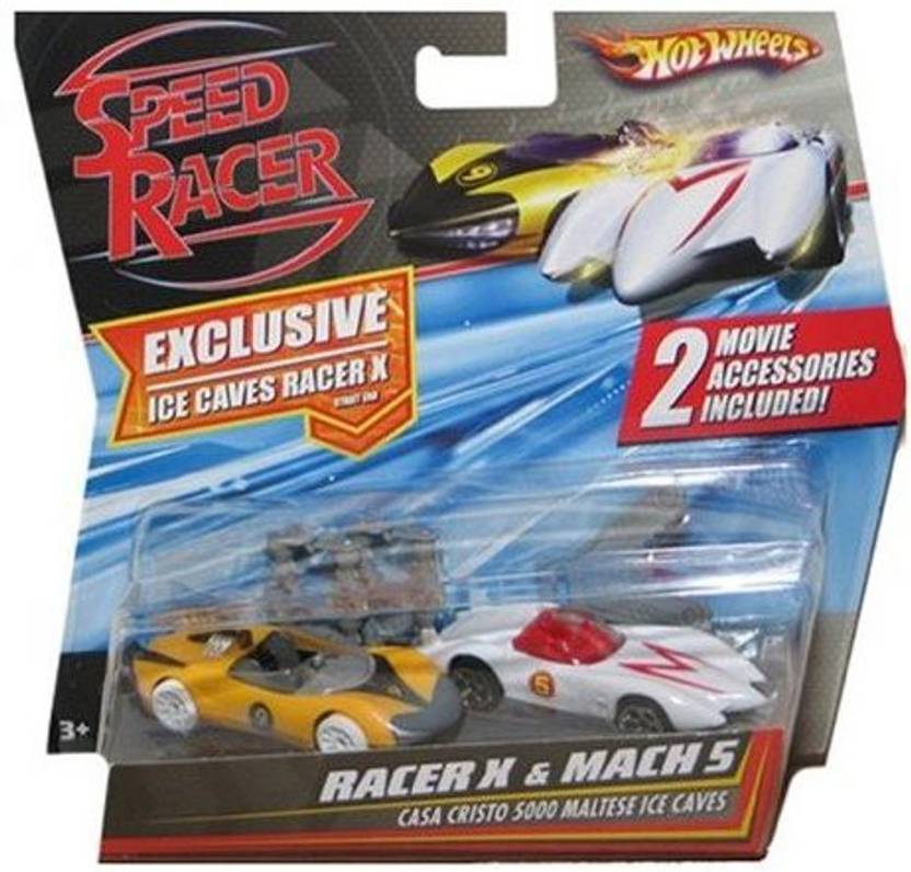 Speed Racer 164 Hot Wheels Car 2Pack Racer X & Mach 5 164 Hot Wheels