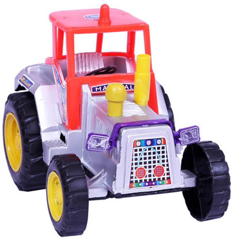 eSoft Mahindra Tractor Pull Push Friction Toy Mahindra Tractor Pull