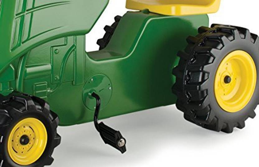 John Deere Plastic Pedal Tractor Toy With Front End Loader And Trailer Wow Blog