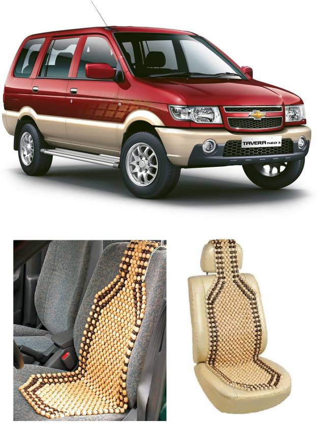 Lemontech Wooden Bead Seating Pad For Chevrolet Tavera Price in India
