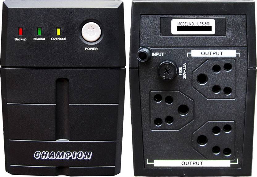 Champion Line Interactive 800VA Stabilizer + UPS Price in India Buy Champion Line Interactive