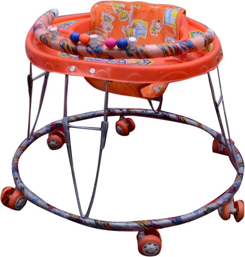 Abasr MULTICOLOR WALKER RED FOLDABLE