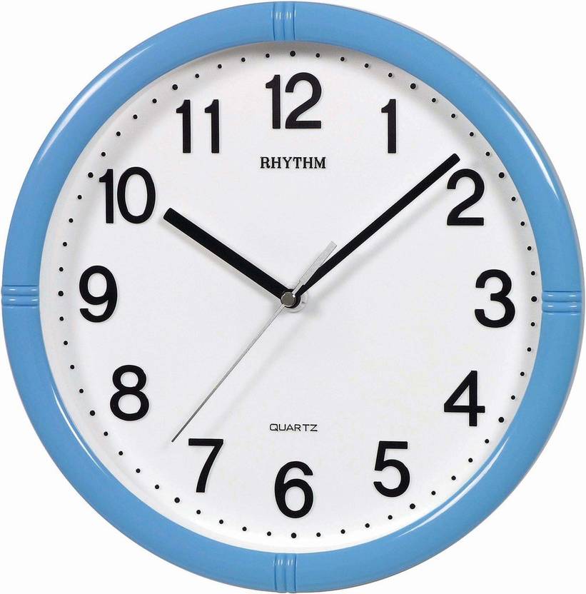 Rhythm Analog 28 cm X 4.3 cm Wall Clock Price in India Buy Rhythm