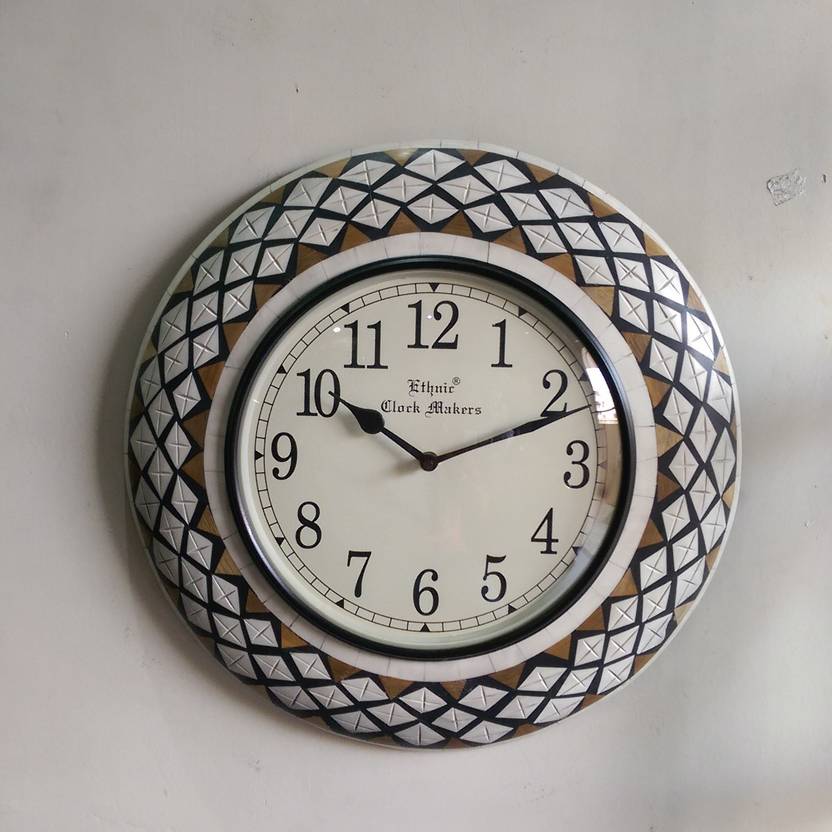 Ethnic Clock Makers Analog 35 cm X 35 cm Wall Clock Price in India