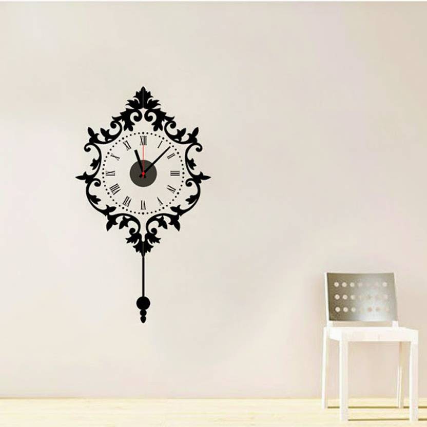 syga analog 64 cm x 36 cm wall clock price in india - buy syga