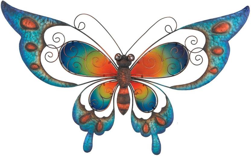 Regal Art Gift Erfly Wall Decor 29 Inch Blue Price In India Regal Art Gift Erfly Wall Decor 29 Inch Blue Multicolor