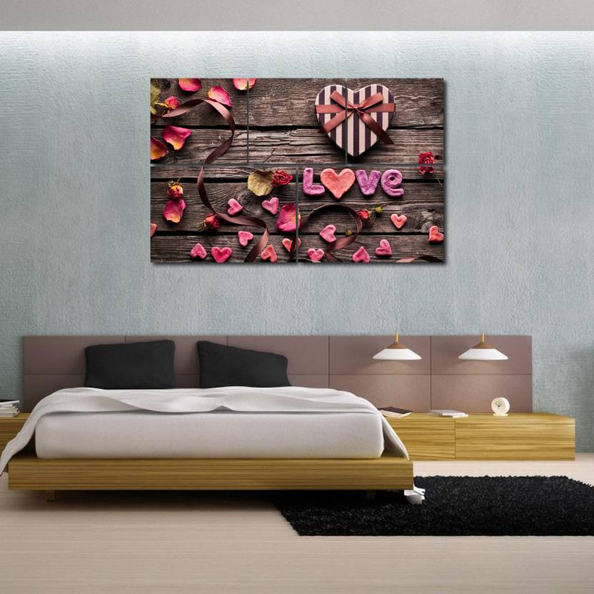 999 Multiple Frames Printed Love Design Like Modern