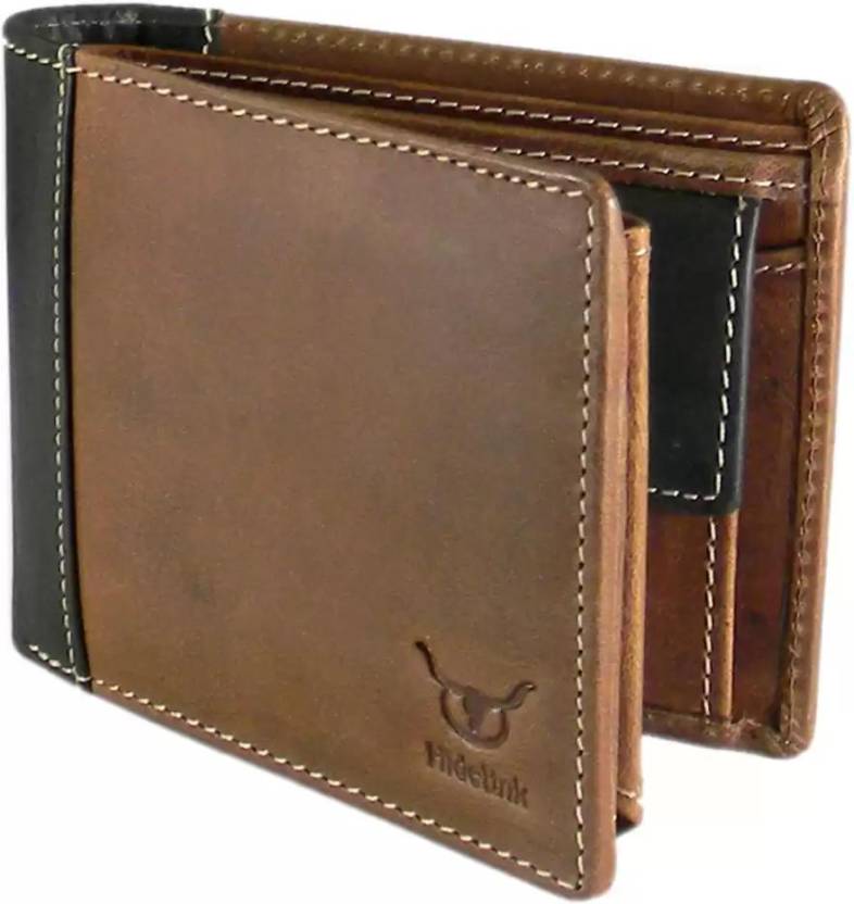 Hidelink Men Formal Brown Genuine Leather Wallet Brown - Price in India | www.bagsaleusa.com/product-category/classic-bags/