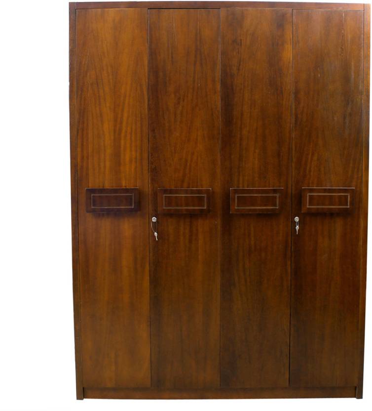 Peachtree Solid Wood 4 Door Wardrobe Price In India Buy