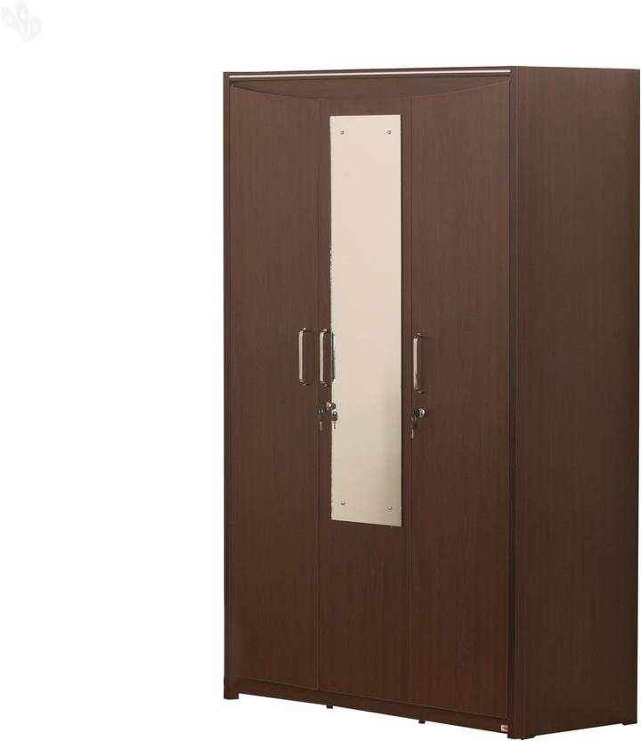 Piyestra Engineered Wood 3 Door Wardrobe Price In India Buy