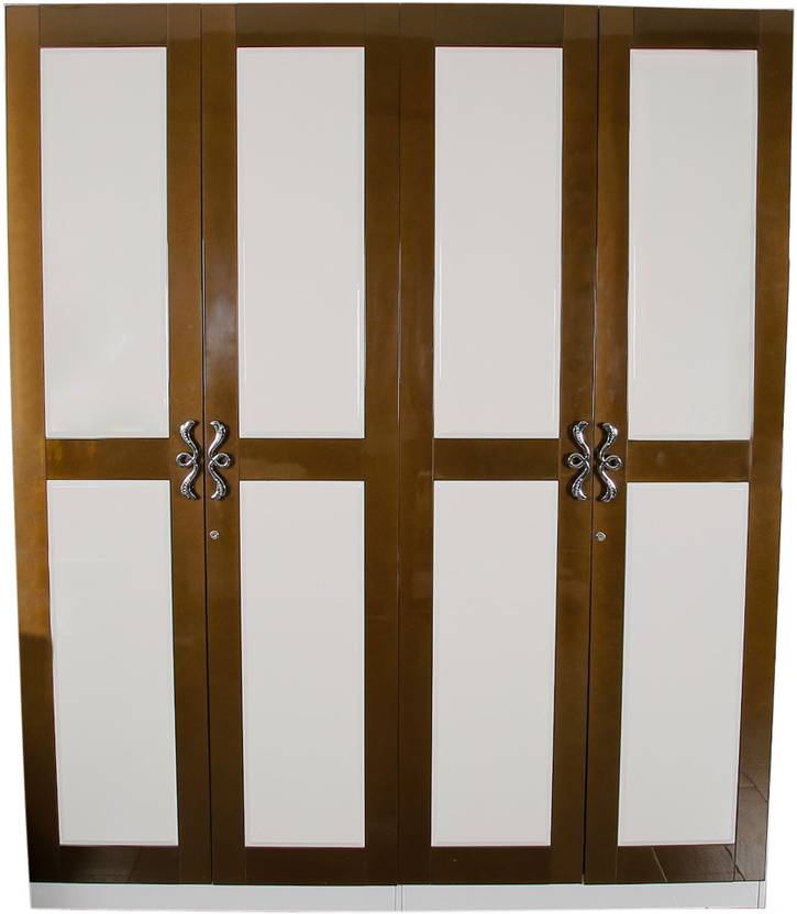 Peachtree Engineered Wood 4 Door Wardrobe Price In India