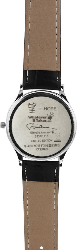 Giorgio armani whatever it takes watch 2025