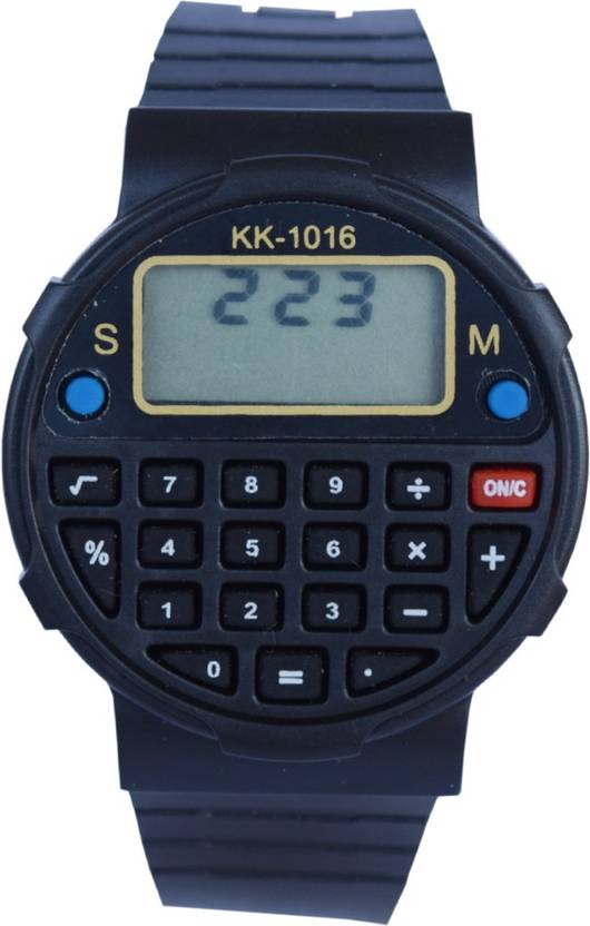 creator calculator kk 1016 round dial watch for men women buy