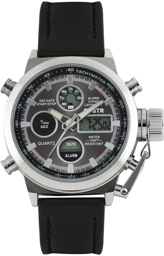 roadster analogue and digital watch