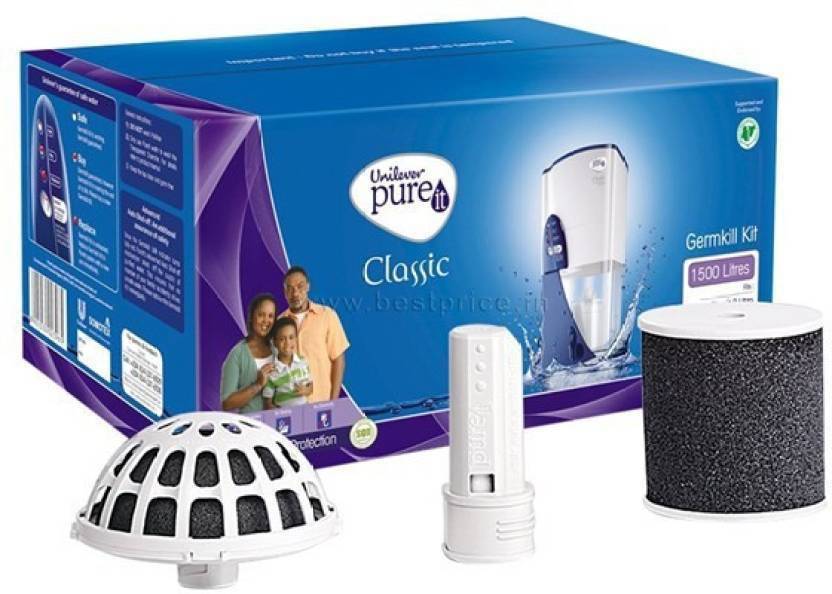 Pureit Germ Kill Kit Classic 3000 L 3000 L Gravity Based Water Purifier
