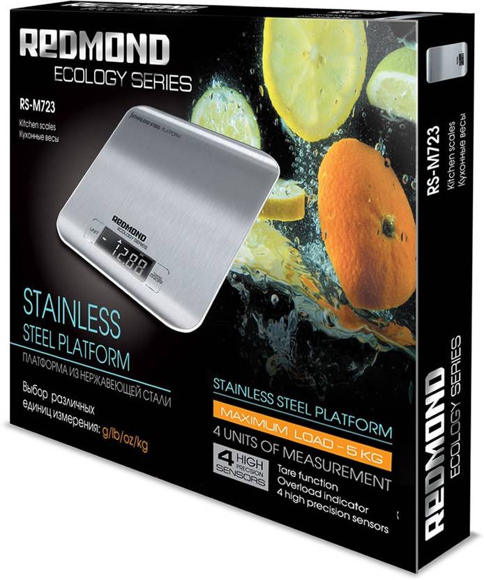Redmond Rs M723 5kg Accuracy 1g Grams Milliliters Pounds Redmond Rs M723 5kg Accuracy 1g Grams Milliliters Pounds
