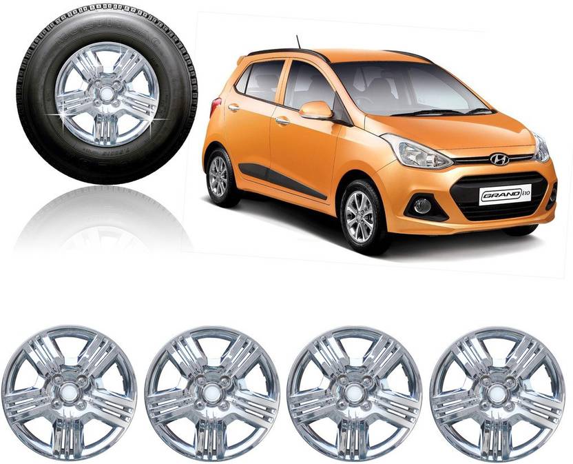 Auto Pearl Premium Quality Car Full Chrome Caps 14inches Wheel Cover