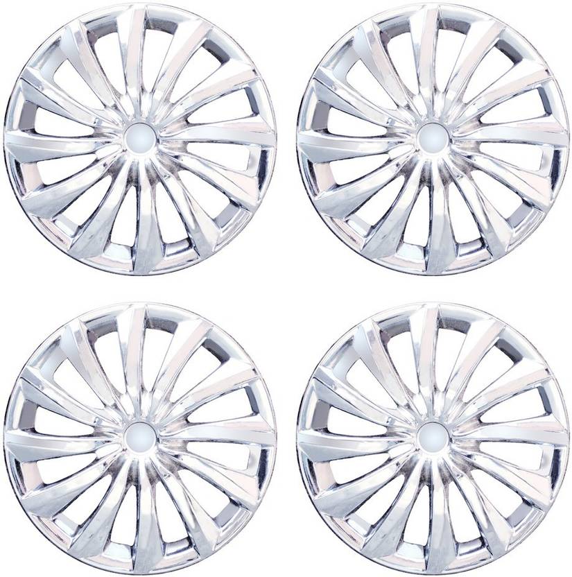 AUTO PEARL Premium Quality Car Full Chrome Caps 14inches Wheel Cover