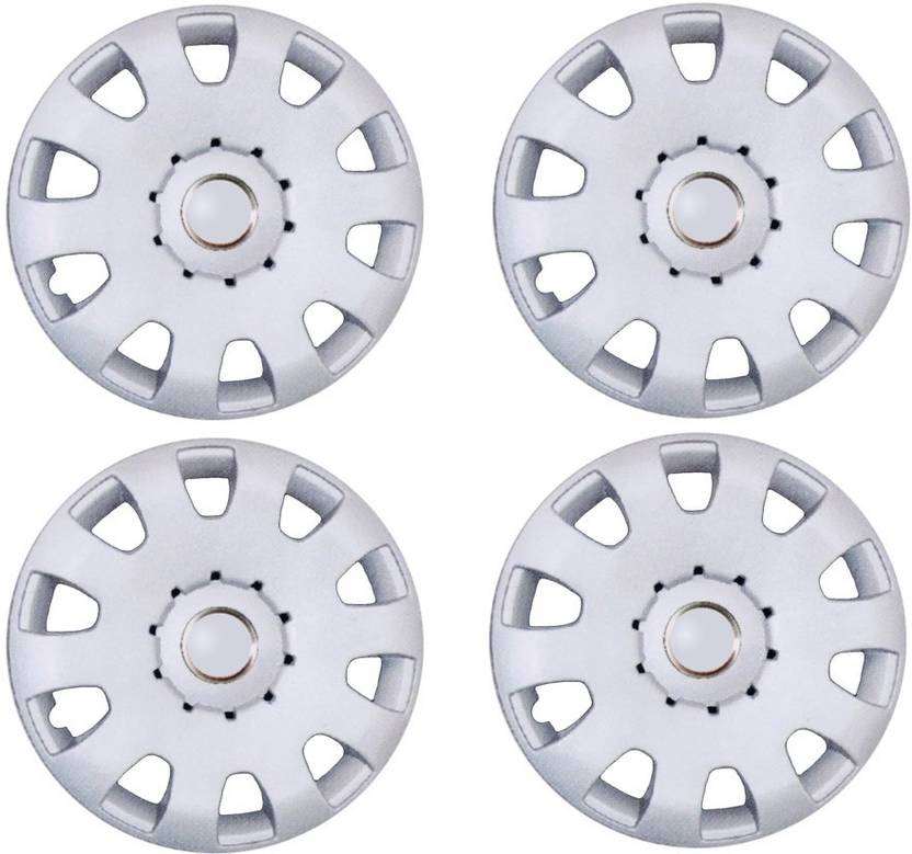 AUTO PEARL Premium Quality Car Full Caps Silver 15inches For Maruti