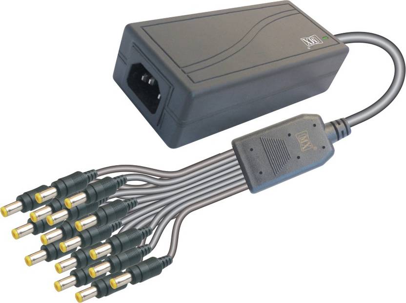 MX CCTV Camera Power supply Input 220 Volts AC to Output 12 Volts DC