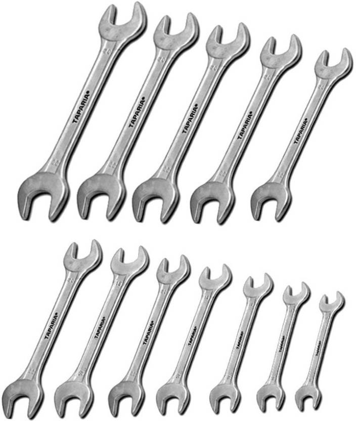 TAPARIA DEP 12 12-PCS Double Sided Open End Wrench Price in India - Buy ...