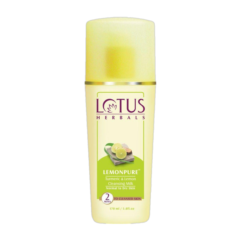 LOTUS HERBALS Lemonpure Turmeric & Lemon Cleansing Milk Face Wash(170 ml)