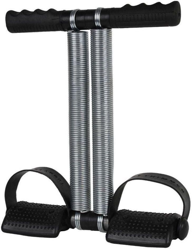 GJSHOP Tummy Trimmer With Double Steel Spring For Weight Loss For Women & Men Ab Exerciser(Black)
