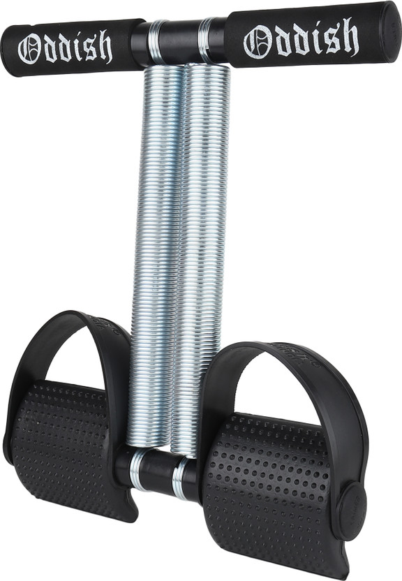 Oddish Tummy Trimmer 12 inch Double Spring Premium Quality for man and women Ab Exerciser(Black)