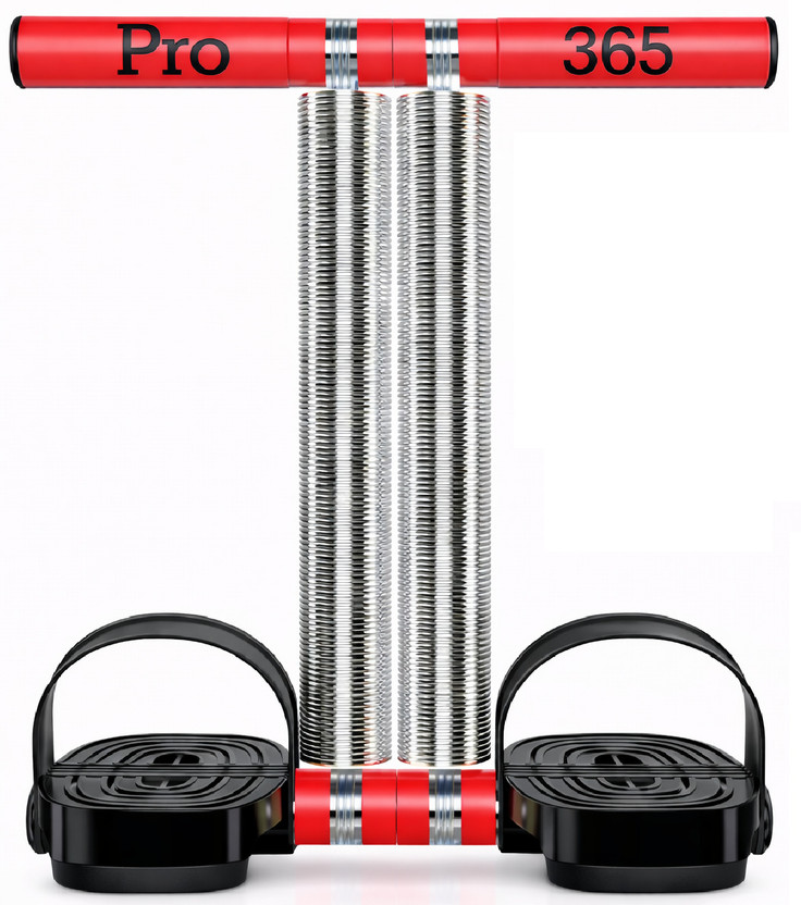 PRO365 Double Spring Steel Tummy Trimmer For Fat Burning & Weight loss Exercises (RED) Ab Exerciser(Red)