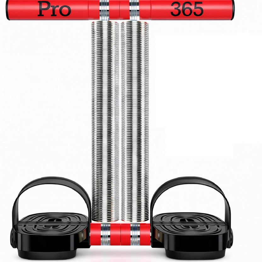 PRO365 Double Spring Steel Tummy Trimmer For Fat Burning & Weight loss Exercises (RED) Ab Exerciser(Red)