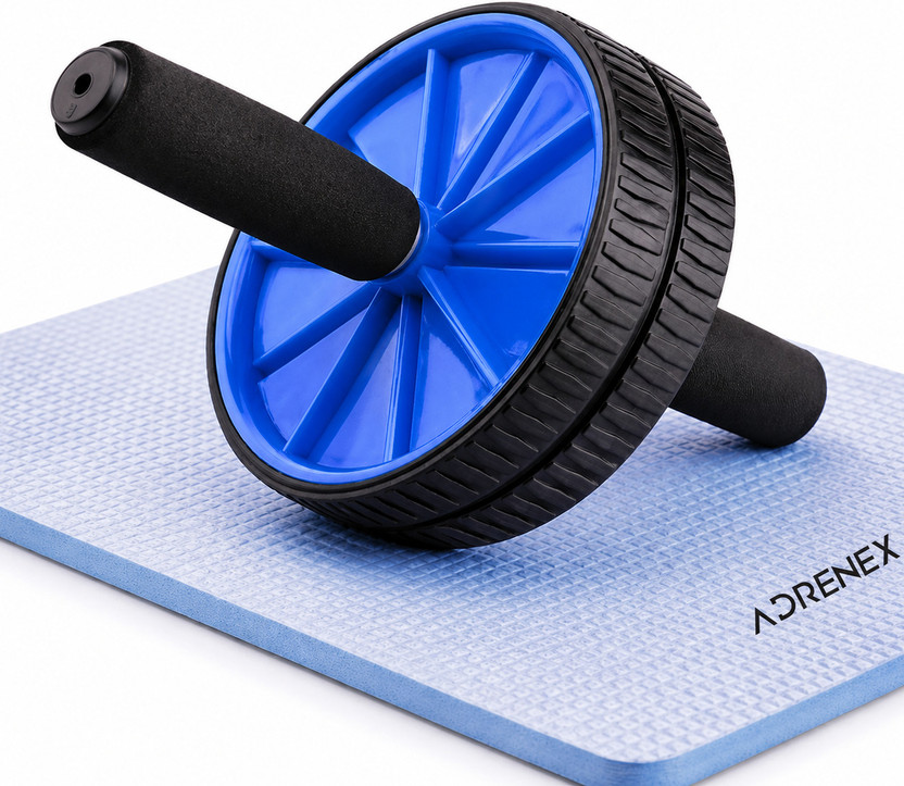 Adrenex Adrenex by Flipkart Double Wheel Ab Exerciser with Padded Grip(Green) - Flipkart Deal